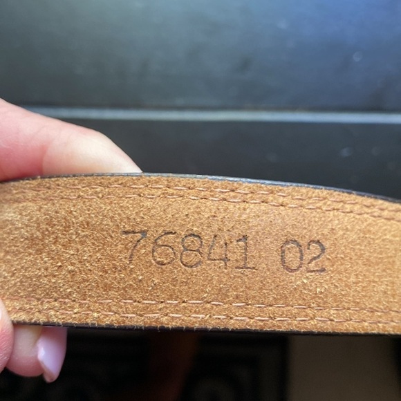 Latigo Leather Belt Women’s Brown Western cowgirl Rodeo Vintage silver tone M - Picture 9 of 11